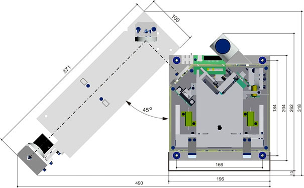 Educational FTIR/FTNIR modular spectrometer Interspec 408