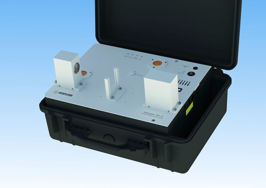 Portable FTIR/FTNIR spectrometer Interspec 301-X with open optical path