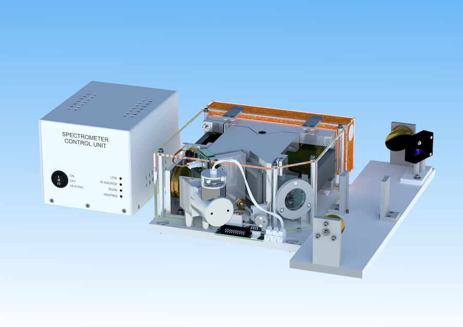 Educational FTIR/FTNIR modular spectrometer Interspec 408